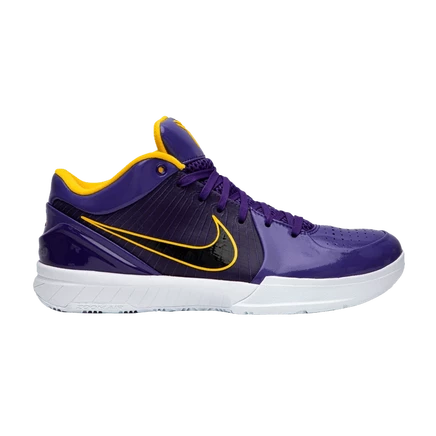 Кроссовки Undefeated x Nike Kobe 4 Protro Purple, пурпурные