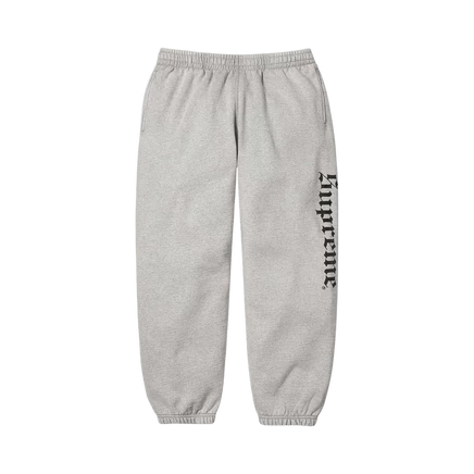 Мужские штаны Supreme Washed Old English, серые