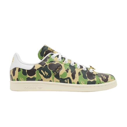 Кроссовки Adidas Stan Smith BAPE, ABC камуфляж