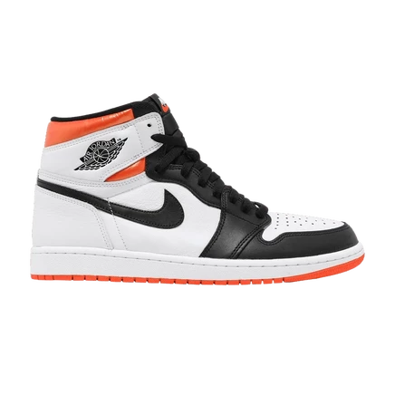 Кроссовки air jordan 1 retro high og electro orange, оранжевые