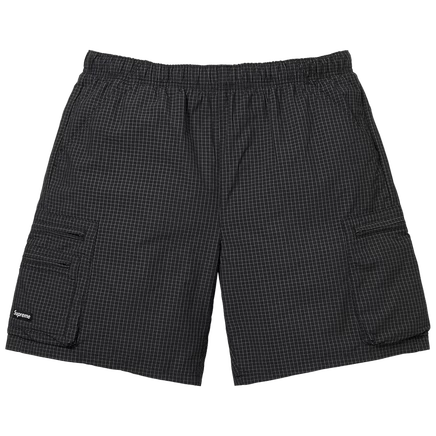 Мужские шорты Supreme Ripstop Cargo, черные