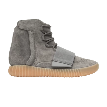 Кроссовки adidas yeezy boost 750, серые с коричневой подошвой