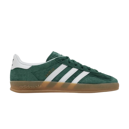Кроссовки Adidas Gazelle Indoor Collegiate Green Gum, зеленые