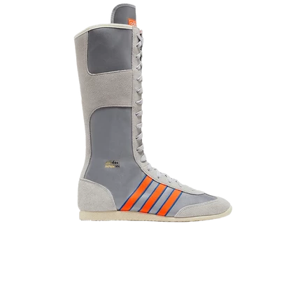 Женские кроссовки Adidas Japan VH, серебристо-оранжевые