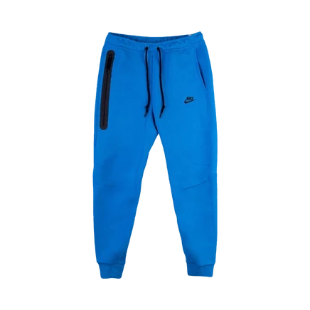 Спортивные брюки Nike Tech Fleece, светло-голубые/черные
