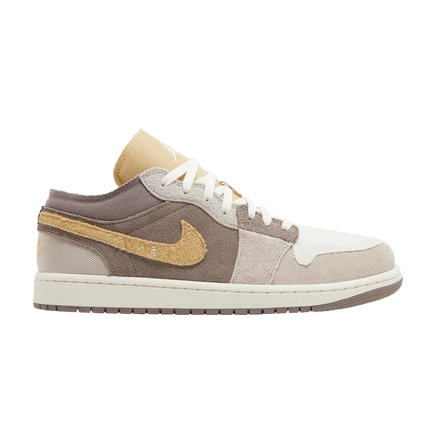 Кроссовки Air Jordan 1 Low SE Craft, коричневые