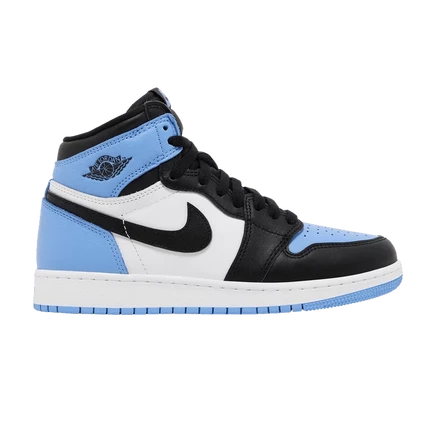 Детские кроссовки Air Jordan 1 Retro High OG GS, голубые