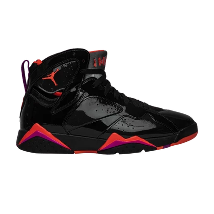 Женские кроссовки Air Jordan 7 Retro Black Gloss, черные