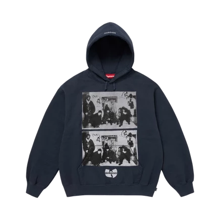 Худи Supreme x Wu-Tang Clan, темно-синяя