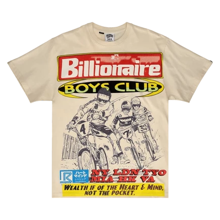 Мужская футболка Billionaire Boys Club Teleport, кремовая
