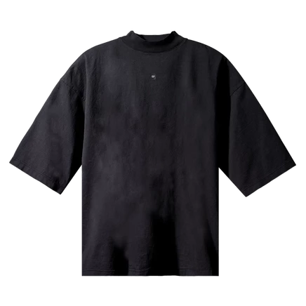 Унисекс футболка Yeezy GAP 3/4 с логотипом, черная