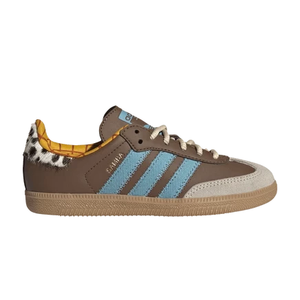 Кроссовки Adidas Samba OG C Toy Story Woody, коричневые