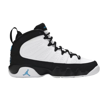 Детские кроссовки Air Jordan 9 Retro GS, бело-голубые