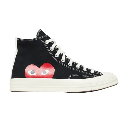 Кеды Converse Chuck 70 High Comme des Garçons Play, черные