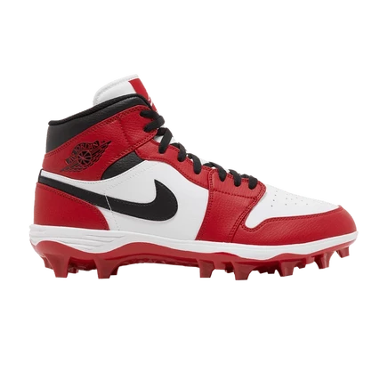 Бутсы Air Jordan 1 Mid TD «Chicago», красные