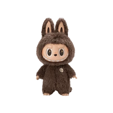 Виниловая фигурка POP MART Labubu Zimomo «I Found You» с тоут-сумкой, коричневая
