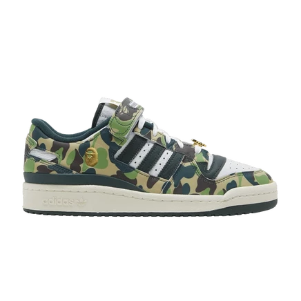 Кроссовки BAPE x adidas Forum Low 84 «30th Anniversary», зеленые