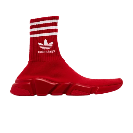 Кроссовки Balenciaga Speed (adidas), красные