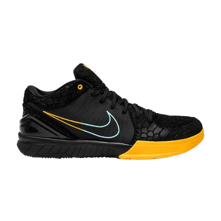 Мужские кроссовки Nike Zoom Kobe 4 Protro, змеиный принт, черные