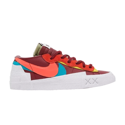 Мужские кроссовки Nike x KAWS x sacai Blazer Low, красные