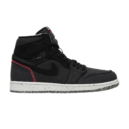 Кроссовки Air Jordan 1 High Zoom Crater, черные