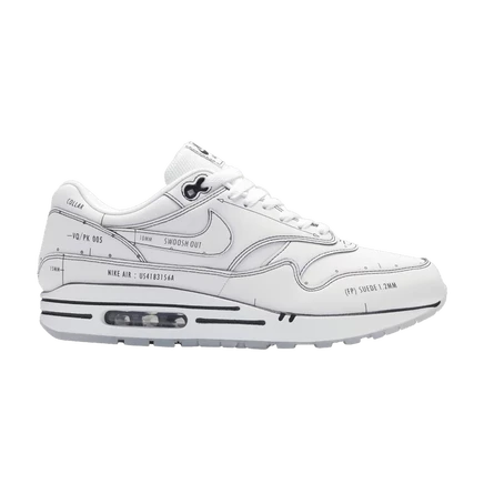 Nike Air Max 1 'Набросок на полку - Белый' белый