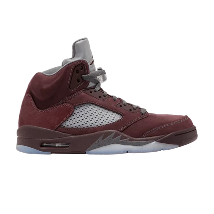 Кроссовки Air Jordan 5 Retro SE 2023 из замши, бордовые