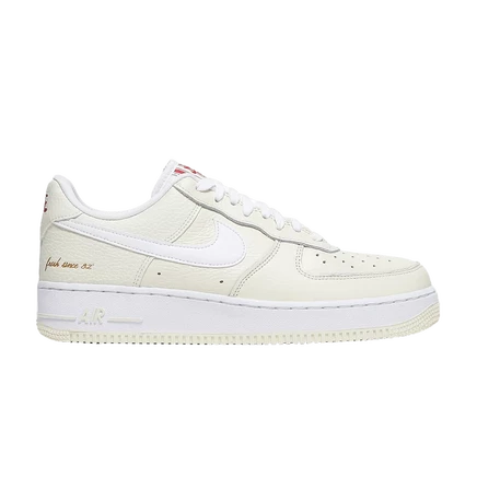 Кроссовки Nike Air Force 1 '07 Premium Popcorn, кремовые