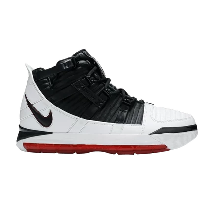 Кроссовки Nike Zoom LeBron 3 Retro QS «Home» 2019, белые