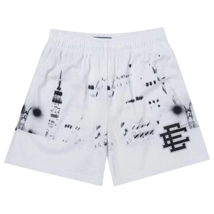 Мужские шорты Eric Emanuel EE Basic White Skyline, белые