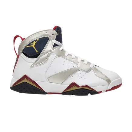 Кроссовки Air Jordan 7 Retro «Olympic» 2012, белые