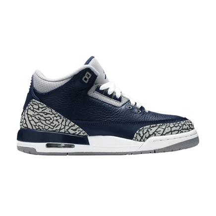 Детские кроссовки Air Jordan 3 Retro Georgetown, синие