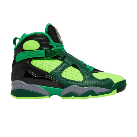 Кроссовки Air Jordan 8 University of Oregon, зеленые