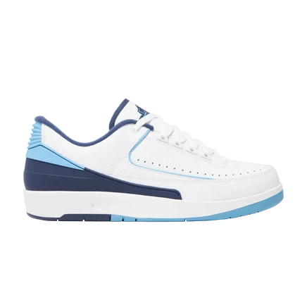 Кроссовки Air Jordan 2 Retro Low «Midnight Navy», белые