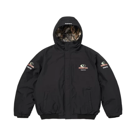 Куртка Supreme Gore-Tex Mossy Oak, черная