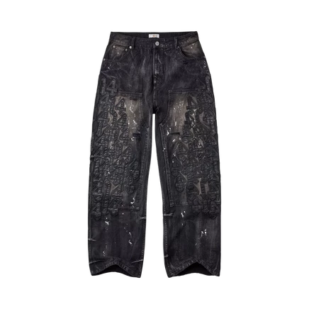 Мужские джинсы Vale Forever Cat Denim, черные