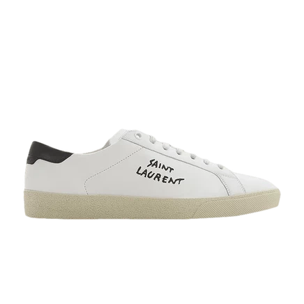Мужские кроссовки Saint Laurent SL-06 Court, белые