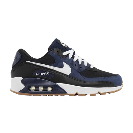Кроссовки Nike Air Max 90 Midnight Navy Gum, тёмно-синие