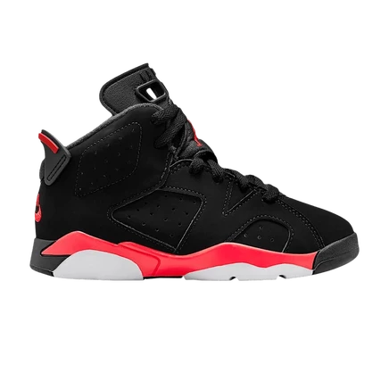 Детские кроссовки Air Jordan 6 Retro Infrared, черные