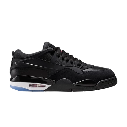 Кроссовки Air Jordan 4 RM, черно-белые с красным
