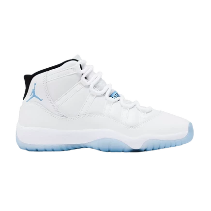 Детские кроссовки Air Jordan 11 Retro GS, бело-голубые