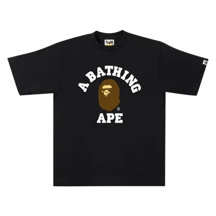 Футболка Bape College, черная