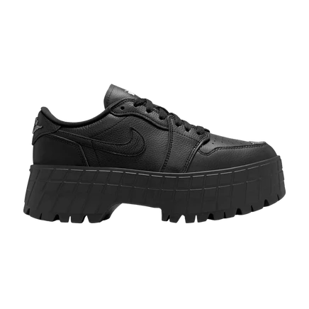 Wmns Air Jordan 1 Low Brooklyn 'Черный металлик' черный