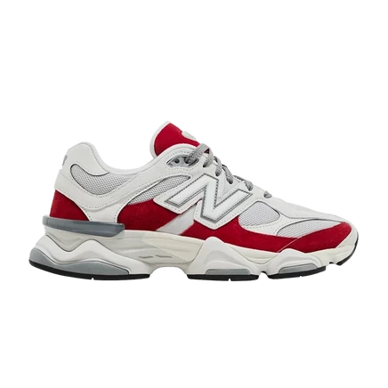 Кроссовки New Balance 9060 «Reflection True Red», бело-красные