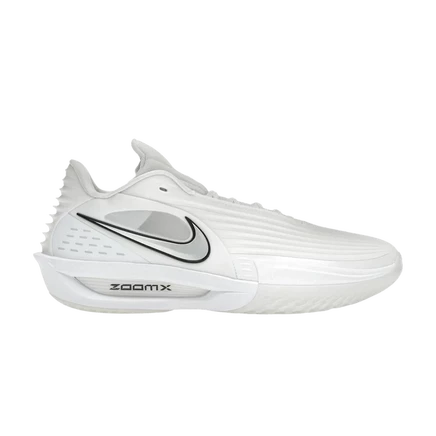 Кроссовки Nike Air Zoom GT Cut 3 Turbo EP, белые с серебристым