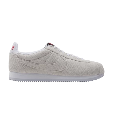 Кроссовки nike x stranger things classic cortez qs upside down, бежевые