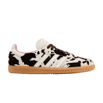 Женские кроссовки Adidas Samba OG «Cow Print», коричневые