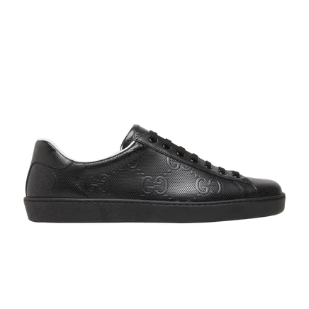 Кроссовки Gucci Ace GG Embossed, черные