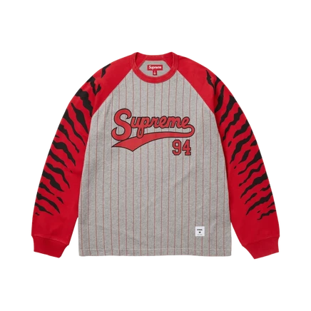 Мужской лонгслив Supreme Tiger Raglan, серый