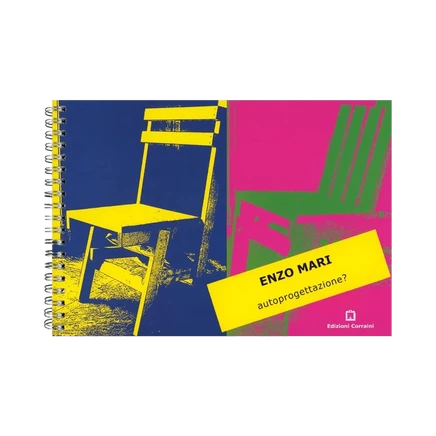 Книга Enzo Mari Autoprogettazione, многоцветная
